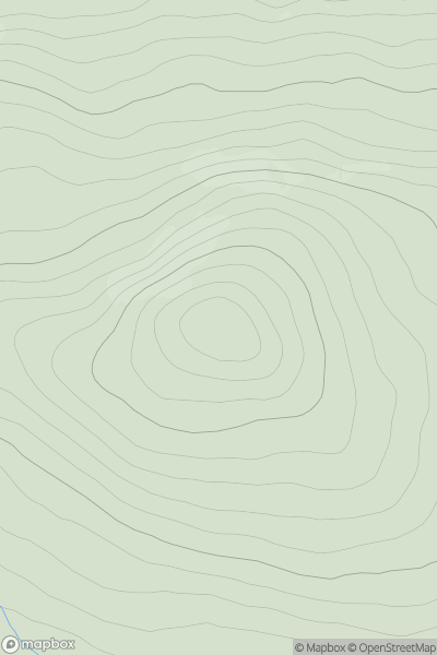 Thumbnail image for Beinn a' Charnain [North Uist, South Uist and Nearby Islands] [NF893884] showing contour plot for surrounding peak